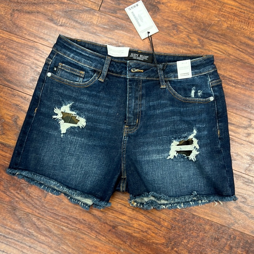 Denim shorts